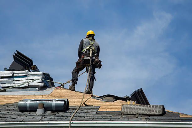 Professional Roofing technician working in Wolftown, VA